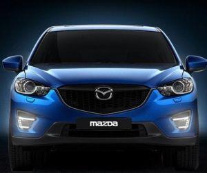 Дневные ходовые огни диодные в передний бампер для Mazda CX5 2013-2016